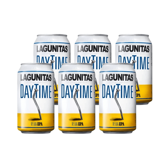 Lagunitas Day Time Craft IPAs, 12 fl oz 6 Pack Bottle 4.6% ABV