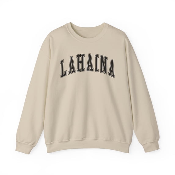 Lahaina Hawaii Sweatshirt Gifts Crew Neck Shirt Long Sleeve Unisex