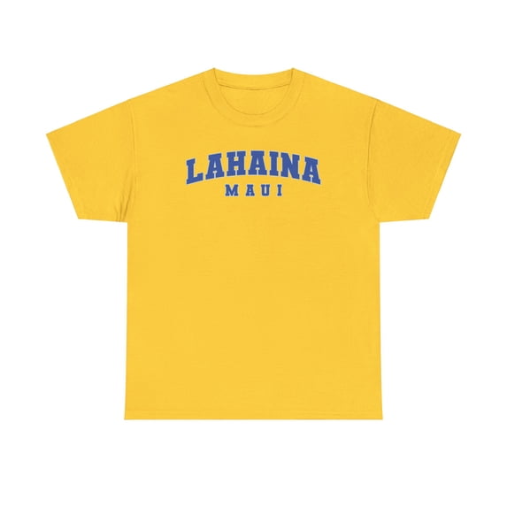 Lahaina Maui Hawaii Shirt Gifts Tshirt Crew Neck Short Sleeve