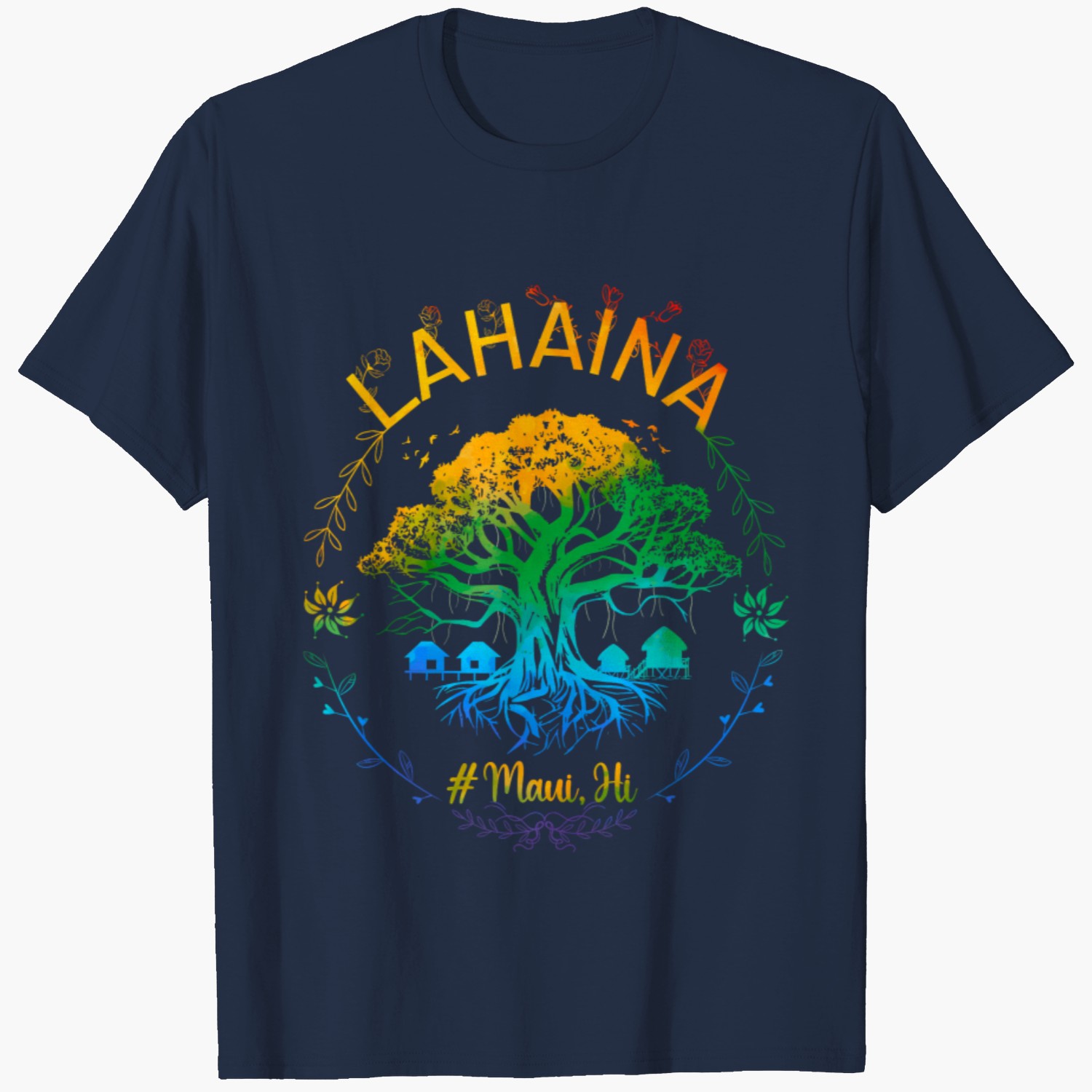 Lahaina strong maui hawaii old banyan tree saved majestic Unisex Cotton