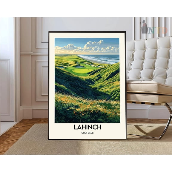 Lahinch Golf Ireland Poster, Unframed Paper Poster 8x10in