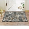 thumbnail image 1 of Lahome 2'x3' Moroccan Area Rug, Non-Slip Washable Indoor Door Mat,Small Oriental Accent Throw Rugs for Bedroom Kitchen Entryway Bathroom,Grey, 1 of 7