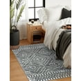 thumbnail image 1 of Lahome 3'x5'Washable Area Rug, Boho Living Room Rug, Non-Slip Farmhouse Rustic Bedroom Throw Mat, Non-Shedding Soft Geometric Floor Carpet for Kitchen Entry Office,Dark Grey, 1 of 8