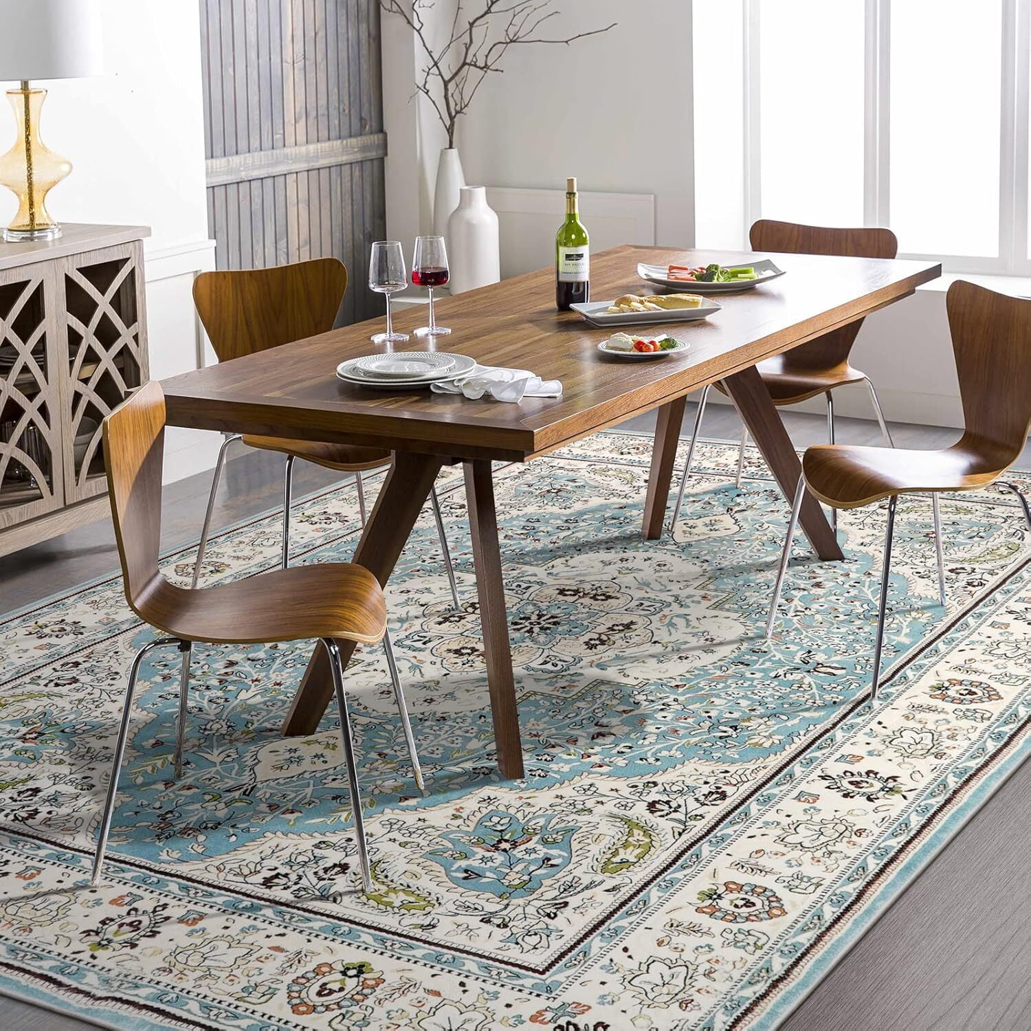 Lahome 8'x10' Boho Tribal Area Rug,Distressed Small Entryway Rug ...