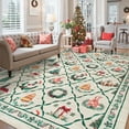 thumbnail image 1 of Lahome Christmas Area Rug,8'x10' Entry Rug Non-Slip Washable Indoor Door Mat for Living Room,Oriental Accent Throw Rug for Bedroom Kitchen, 1 of 9