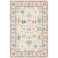 thumbnail image 1 of Lahome Decor 2.6'x10' Modern Oushak Bedroom Runner Rug, Boho Floral 2.6x10 ft Runners for Hallways , Non Slip Washable Soft Rug Kitchen, Ultra Thin Retro Carpet Runners for Bathroom Entryway,Pink, 1 of 1