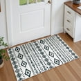 thumbnail image 1 of Lahome Decor 2'x 3' Washable Rug for Bedroom,2x3ft Moroccan Trellis Rug,Inside Floor Mat,Modern Area Rug Soft Geometric Carpet,Non-Slip Backing Rug for Entryway Kitchen Laundry,White, 1 of 8