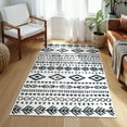 thumbnail image 1 of Lahome Decor 3'x 5' Modern Moroccan Trellis Rug,Area Rug Shaggy High Pile for Living Room,Washable Rugs,Moroccan Area Rug Soft Geometric Carpet,Non-Slip Rubber Backing,Indoor Rug for Bedroom,White, 1 of 10