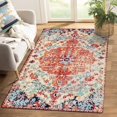 Wonnitar 4'x6' Area Rug for Living Room Washable Rug Bohemian Floral