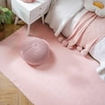 thumbnail image 1 of Lahome 4x6 Washable Fluffy Rug for  Girls Bedroom, Soft Shag Rug Rugs for Living Room,Fuzzy Carpet for Nursery Playroom Teen Dorm,Pink, 1 of 7