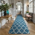 thumbnail image 1 of Lahome Moroccan Washable 2x10 Kitchen Runner Rug Non-Slip Lightweight Blue Print Soft Modern Carpet Runner for Bathroom Entryway Laundry Room, 1 of 8