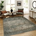 thumbnail image 1 of Lahome Washable 8x10 Rug, Non Slip Living Room Floor Carpet, Non-Shedding 8x10 Area Rug Under Bed, Vintage Nursery Rug, Low Pile Large Area Rug for Office/Playroom/Bedroom(Brownish), 1 of 7