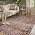 thumbnail image 1 of Lahome Washable Living Room Area Rugs 5x7, Vintage Soft Rugs for Bedroom, Low Pile Non Shedding Floor Carpets for Dining Room Apartment Desk, Distressed Red, 1 of 7
