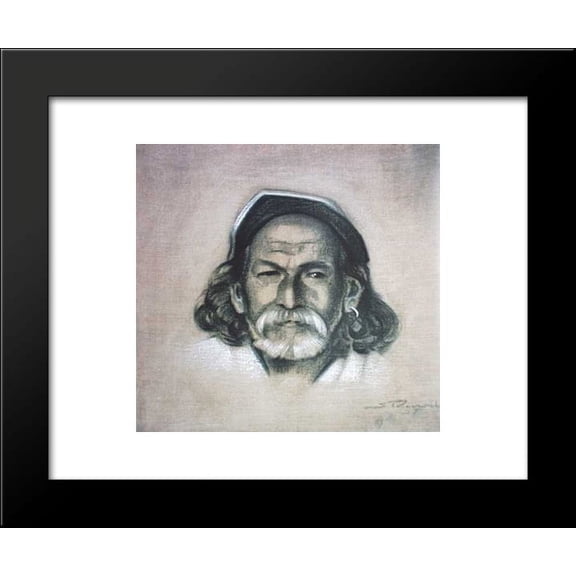 Lahor (Blacksmith) from Kulu 20x24 Framed Art Print by Nicholas Roerich