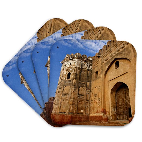 3drose, Lahore Fort, Pakistan., Set of 4 Coasters - Soft