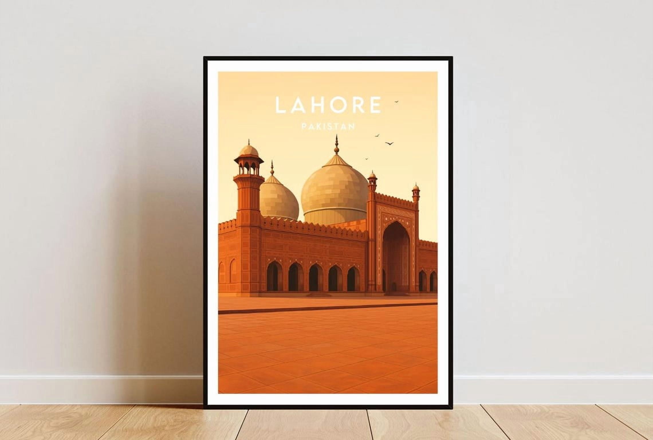 Lahore Travel Pakistan Poster, Travel Inspired Bedroom, Home And ...