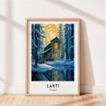 Home Service Hall Lahti Travel Sibelius Hall Finland Cityscape Poster, Travel Inspired ...