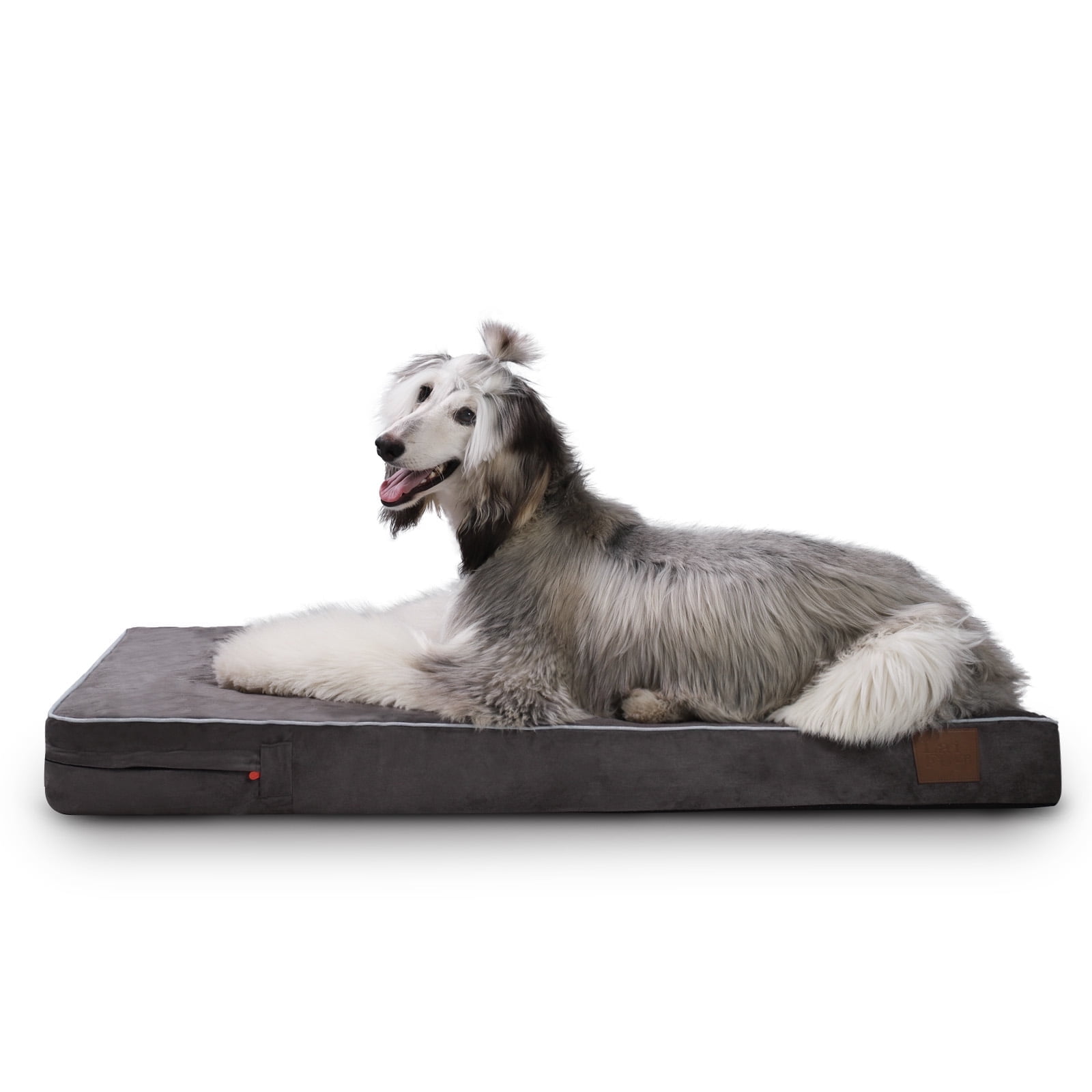 laifug high density(45d) memory foam (34"x22"x4") orthopedic waterproof pet/dog bed with washable cover.