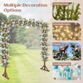 thumbnail image 1 of Laicejoy 7.2 FT Square Wedding Arch Wooden Arbor Backdrop Stand w/Triangular-Shaped Base, 1 of 8