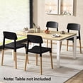 thumbnail image 1 of Laicejoy Dining Side Chairs Set of 4, Modern Dinner Chairs Set w/ Ergonomic Backrest, Wide Seat & Sturdy Wooden Legs, 1 of 8