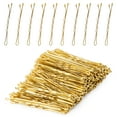 thumbnail image 1 of Laicky Bobby Pins, 200Count Blonde Hair Pins Hairpins with Box for Women Lady Girls Kids Hair Pin Invisible Wave Hairgrip Barrette Hairclip Bulk Hair Accessories (Blonde,2.2 Inch), 1 of 6