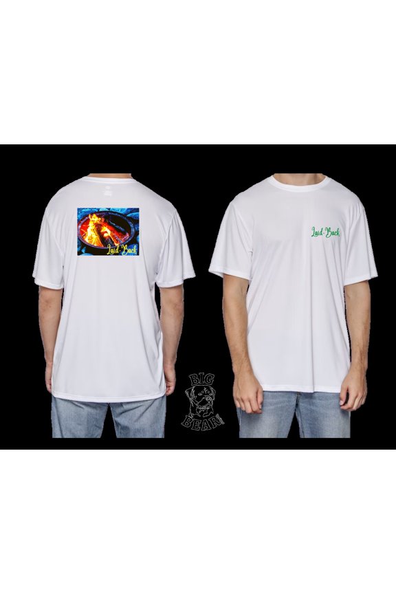 Laid Back - Fire Place Outside / Everyday T-shirt / Comfy Relaxing Shirt