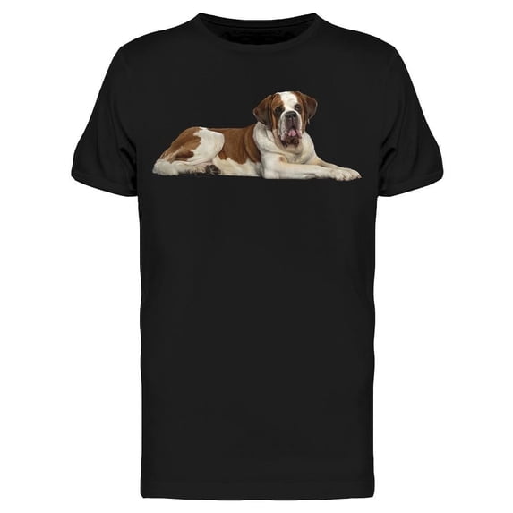 Laid Down Saint Bernard Tee Men's -Image by Shutterstock
