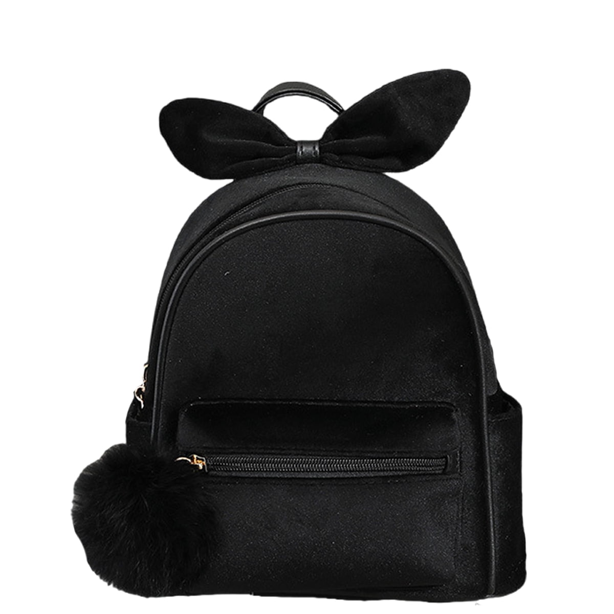 Velvet black backpack new arrivals