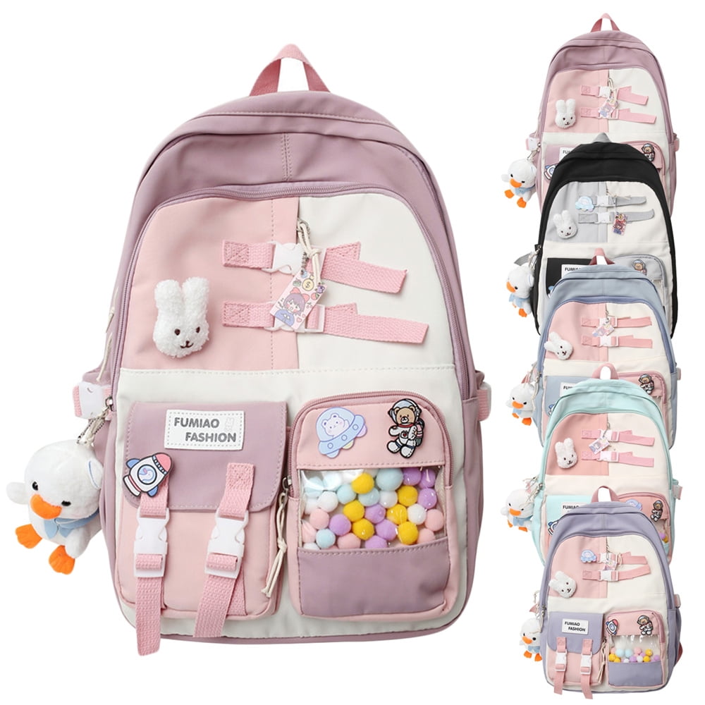 Laidan High School Girls Backpack School Bags For Teenage Girls Multi 