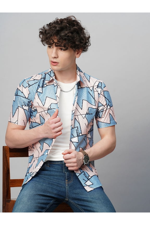 Laidback Printed Half Sleeves Men's Shirt