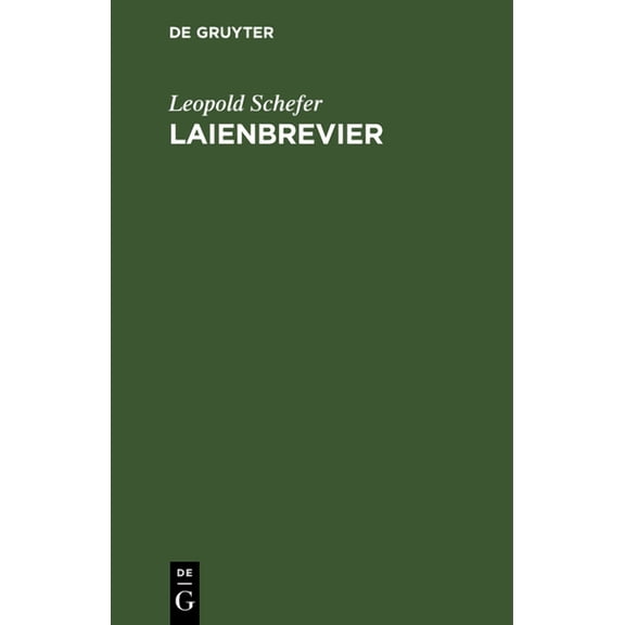 Laienbrevier (Hardcover)