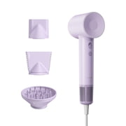Laifen SE Hair Dryer, 105,000 RPM Ionic Blow Dryer with 3 Magnetic Attachments - Purple