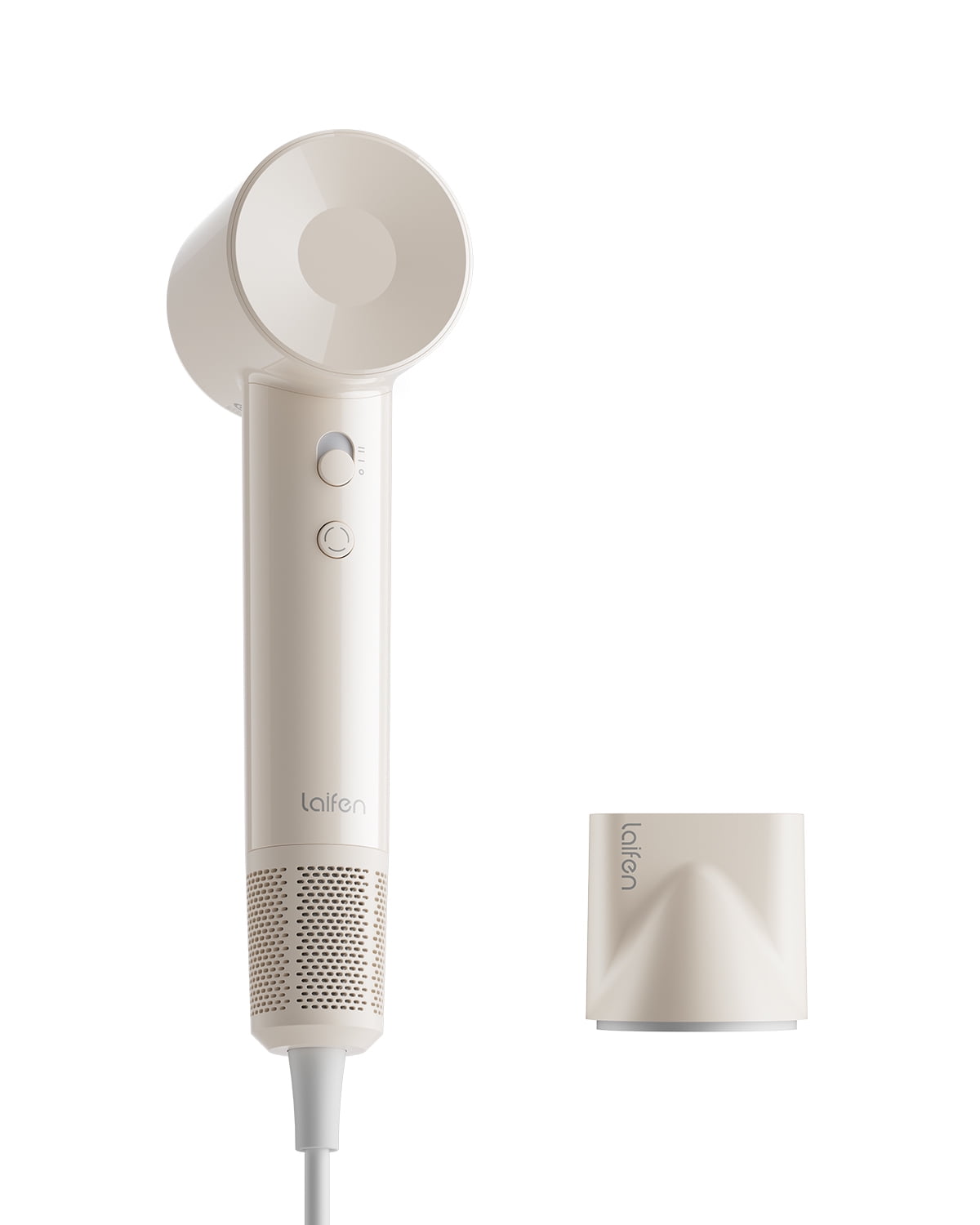 Laifen SE Lite Hair Dryer, 100,000 RPM Ionic Blow Dryer, Smooth Nozzle - Tan
