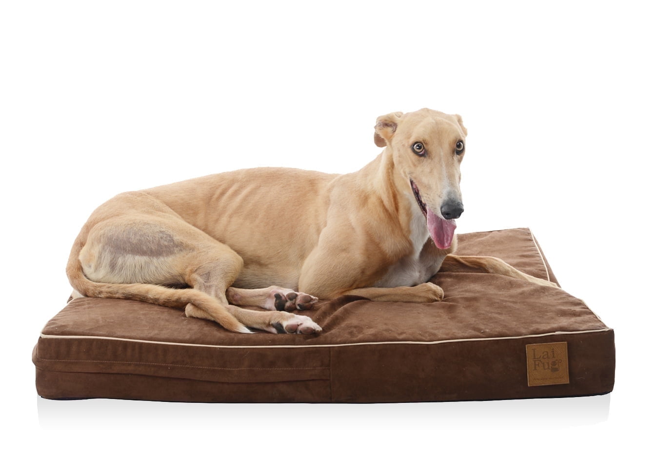 Laifug 46"x28"x4"Pet Bed/Orthopedic Memory Foam Dog Bed with Durable Water Proof Liner and Removable Washable Cover, Chocolate