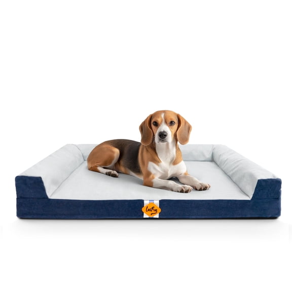 Laifug Dog Beds for Large Dogs, Orthopedic Dog Bed for Medium Large Dogs,Big Waterproof Couch Dog Pet Bed with Removable Washable Cover