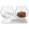thumbnail image 1 of Laifug Elevated Double Cat Bowls, Pet Feeding Bowl | Raised the Bottom for Cats and Small Dogs, 1 of 9