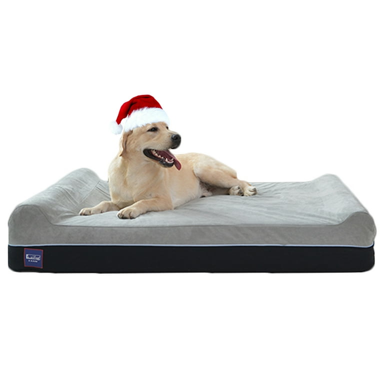 PetBed4Less Deluxe Orthopedic Memory Foam Dog Bed Pet Pad with Chew  Resistant NOT chew-Proof and Removable Zipper Cover + Free Waterproof Dog  Bed