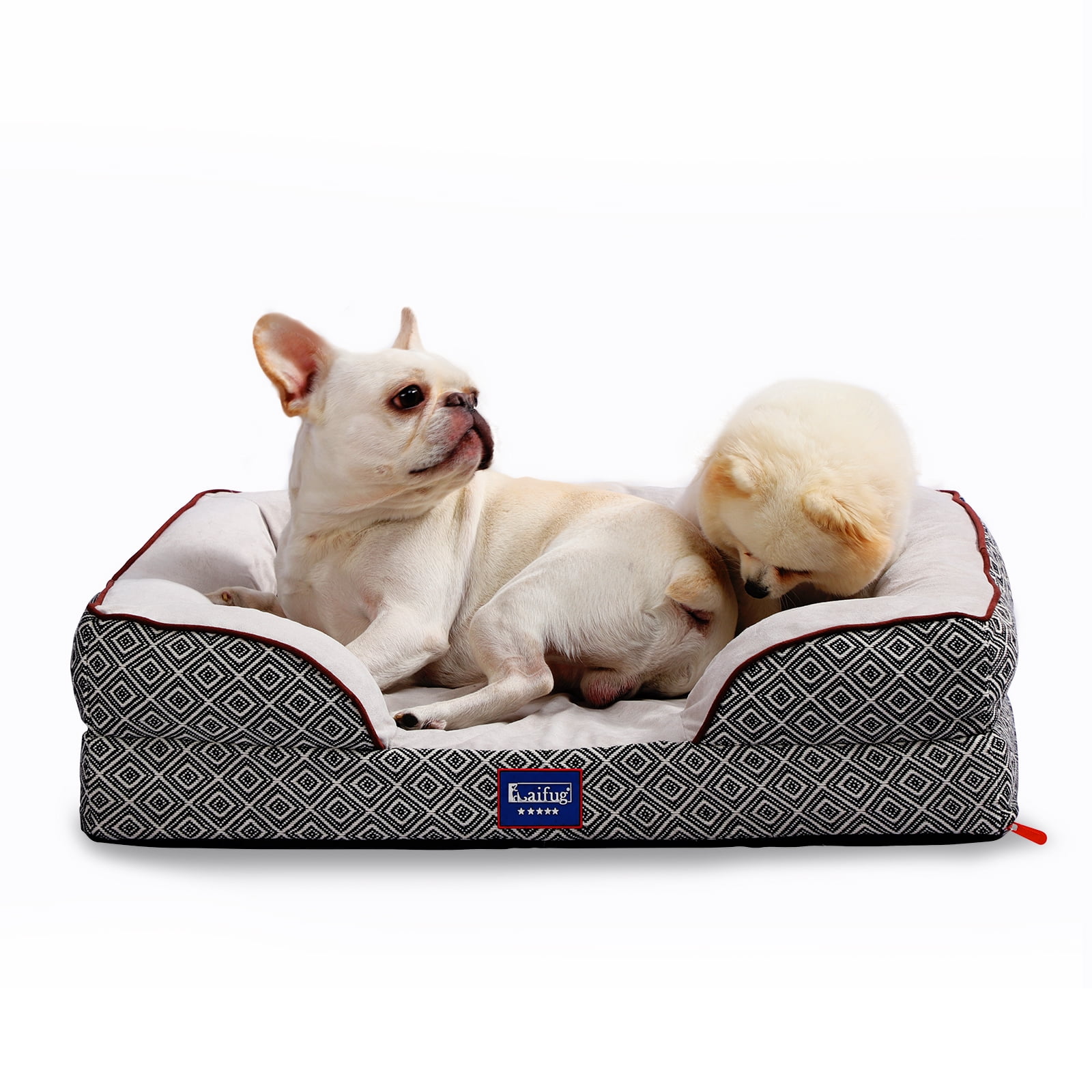 Laifug Medium Orthopedics Memory Foam Dog Bed Dog Sofa with
