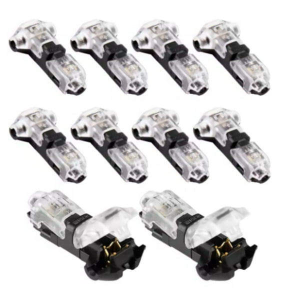 10Pcs 2Pin Car Pluggable Wire Connectors Auto Truck Motorcycle Quick Splices Electrical Cable Crimp Terminals Connectors