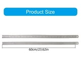 Laikoutd Practical 24 Inch/60CM Metal Ruler with Inch and for Cm ...