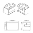 thumbnail image 1 of Laila 30" Single Bathroom Vanity Set Tan, 1 of 5
