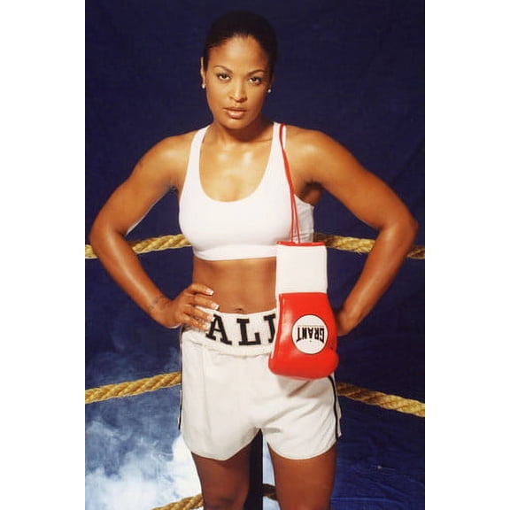 Laila Ali Color In Boxing Ring 24X36 Poster