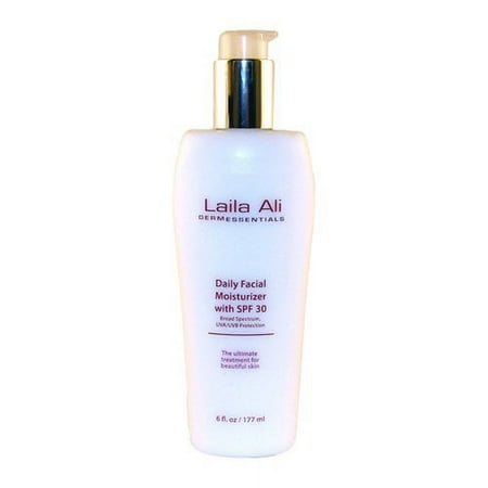 Laila Ali Derm Essentials Daily Facial Moisturizer with SPF 30, 6 fl oz