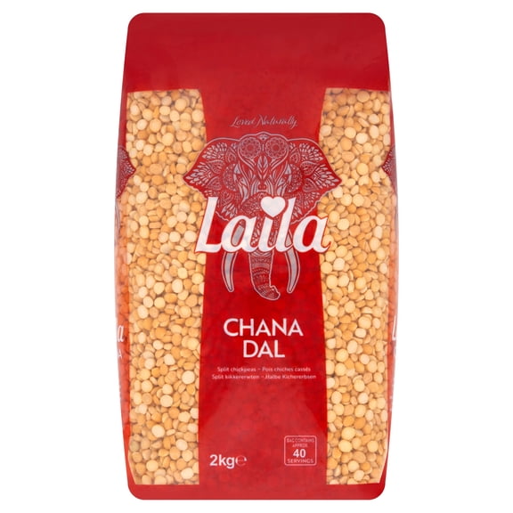Laila Chana Dal 2Kg, Imported from Britain