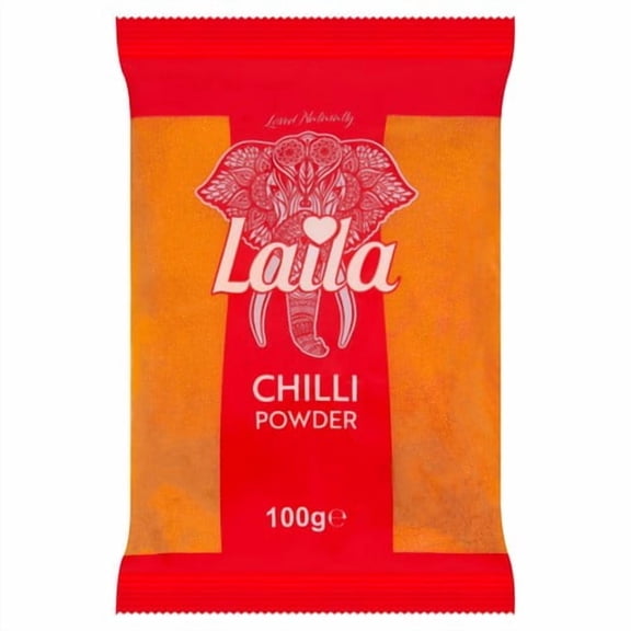 Laila Chilli Powder 100g, British Import (Pack of 2)
