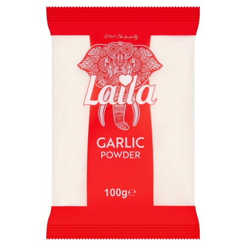 Laila Garlic Powder 100g, British Import (Pack of 2)