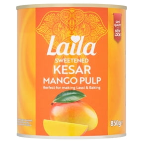 Laila Kesar Mango Pulp 850G, Imported from Britain
