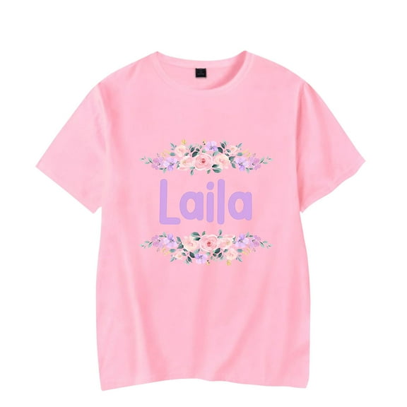 Laila Logo T-Shirt For Women/Men Unisex Merch Summer Short Sleeve Tshirt Tee Fashion Hiphop Streetwear Top