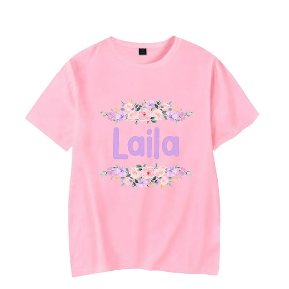 Laila Logo T-Shirt For Women/Men Unisex Merch Summer Short Sleeve Tshirt Tee Fashion Hiphop Streetwear Top