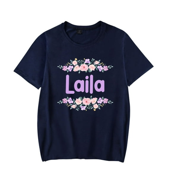 Laila Logo T-Shirt For Women/Men Unisex Merch Summer Short Sleeve Tshirt Tee Fashion Hiphop Streetwear Top